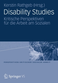 Cover image: Disability Studies 9783531181776