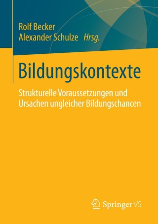 Imagen de portada: Bildungskontexte 9783531182261