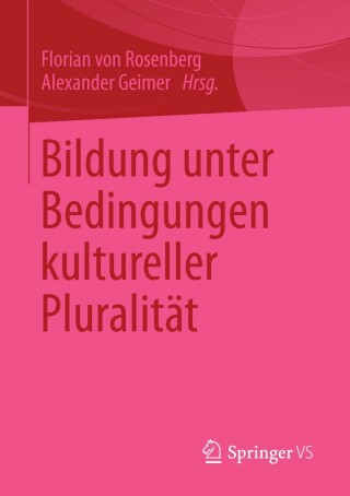 表紙画像: Bildung unter Bedingungen kultureller Pluralität 9783531184142