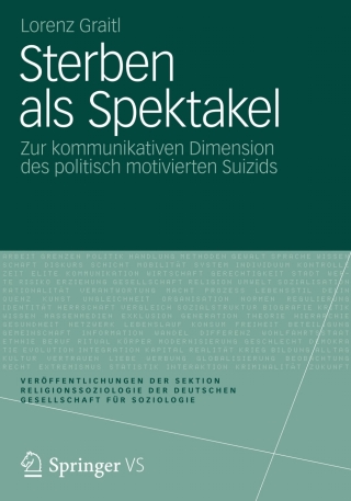 Imagen de portada: Sterben als Spektakel 9783531184616