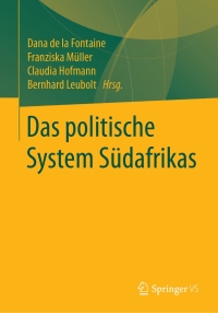 Imagen de portada: Das politische System Südafrikas 9783531184760