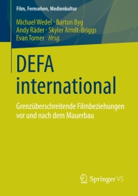 Imagen de portada: DEFA international 9783531184937