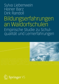 Cover image: Bildungserfahrungen an Waldorfschulen 9783531185088