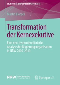 Imagen de portada: Transformation der Kernexekutive 9783531185743