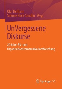 Imagen de portada: UnVergessene Diskurse 9783531185767