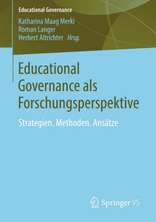 Omslagafbeelding: Educational Governance als Forschungsperspektive 9783531186252