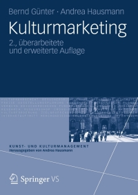 Cover image: Kulturmarketing 2nd edition 9783531186276