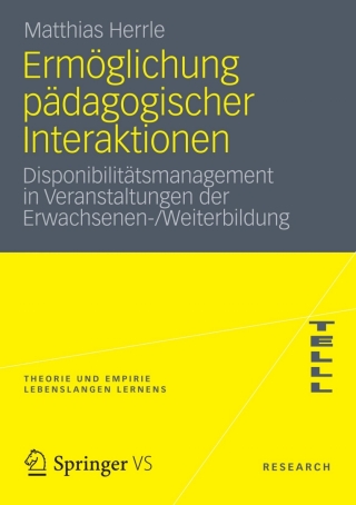 Titelbild: Ermöglichung pädagogischer Interaktionen 9783531186320