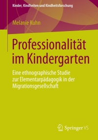 Cover image: Professionalität im Kindergarten 9783531186375