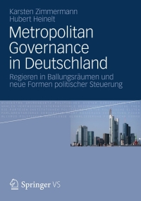 Imagen de portada: Metropolitan Governance in Deutschland 9783531186382