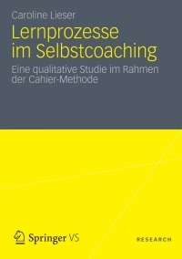 Titelbild: Lernprozesse im Selbstcoaching 9783531192215