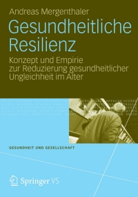 Imagen de portada: Gesundheitliche Resilienz 9783531192307