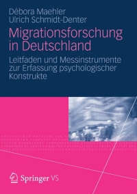 Omslagafbeelding: Migrationsforschung in Deutschland 9783531192444