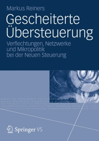 表紙画像: Gescheiterte Übersteuerung 9783531192680