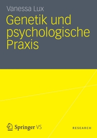 Titelbild: Genetik und psychologische Praxis 9783531193335