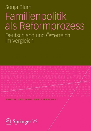 Imagen de portada: Familienpolitik als Reformprozess 9783531193687