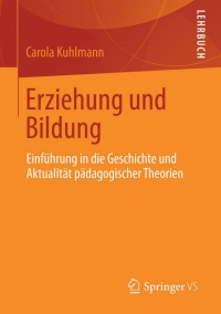 Cover image: Erziehung und Bildung 9783531193861