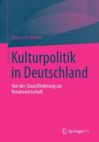 Cover image: Kulturpolitik in Deutschland 9783531194028