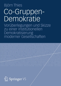 Cover image: Co-Gruppen-Demokratie 9783531194356