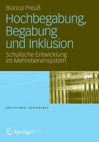 Imagen de portada: Hochbegabung, Begabung und Inklusion 9783531194851