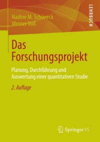 Omslagafbeelding: Das Forschungsprojekt 2nd edition 9783531195018