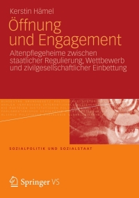 Imagen de portada: Öffnung und Engagement 9783531195117