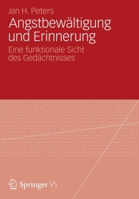 Imagen de portada: Angstbewältigung und Erinnerung 9783531195254