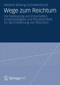 Imagen de portada: Wege zum Reichtum 9783531195278