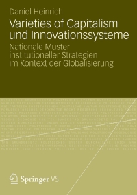 Cover image: Varieties of Capitalism und Innovationssysteme 9783531195292