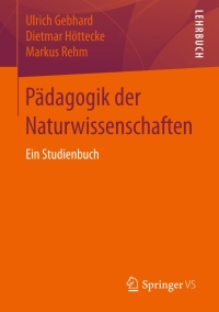 Imagen de portada: Pädagogik der Naturwissenschaften 9783531195452