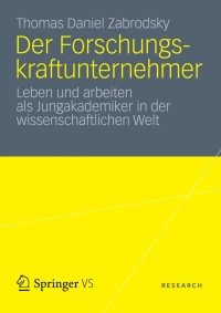 Cover image: Der Forschungskraftunternehmer 9783531196039