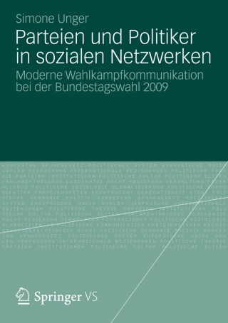Cover image: Parteien und Politiker in sozialen Netzwerken 9783531196077