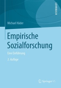 Cover image: Empirische Sozialforschung 3rd edition 9783531196749