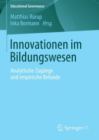 Cover image: Innovationen im Bildungswesen 9783531197005