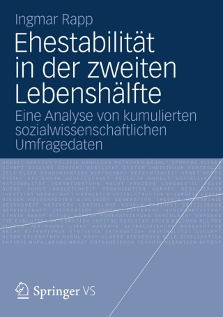Immagine di copertina: Ehestabilität in der zweiten Lebenshälfte 9783531197500