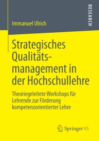 Cover image: Strategisches Qualitätsmanagement in der Hochschullehre 9783531198064