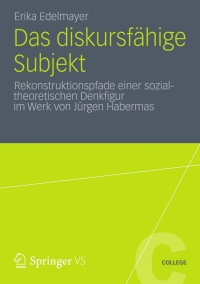 Cover image: Das diskursfähige Subjekt 9783531198163