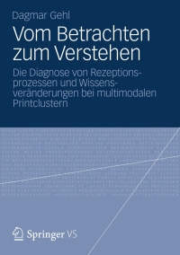 Immagine di copertina: Vom Betrachten zum Verstehen 9783531198224