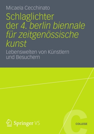 Imagen de portada: Schlaglichter der 4. Berlin Biennale für zeitgenössische Kunst 9783531198408