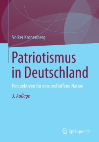 Cover image: Patriotismus in Deutschland 3rd edition 9783531198682