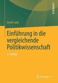 Cover image: Einführung in die vergleichende Politikwissenschaft 2nd edition 9783531198729