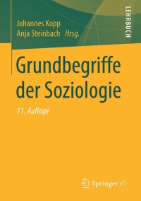 Cover image: Grundbegriffe der Soziologie 11th edition 9783531198910