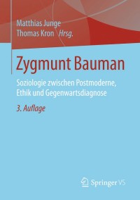 Cover image: Zygmunt Bauman 3rd edition 9783531199023