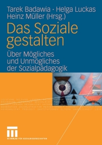 Imagen de portada: Das Soziale gestalten 1st edition 9783531150826