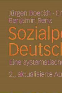 Cover image: Sozialpolitik in Deutschland 2nd edition 9783531152486