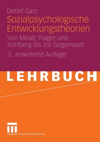 صورة الغلاف: Sozialpsychologische Entwicklungstheorien 3rd edition 9783531231587
