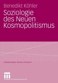 Omslagafbeelding: Soziologie des Neuen Kosmopolitismus 9783531151250