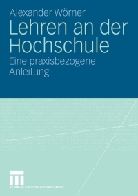 Titelbild: Lehren an der Hochschule 9783531151236