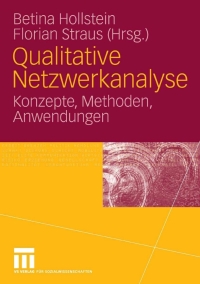 Titelbild: Qualitative Netzwerkanalyse 1st edition 9783531143941