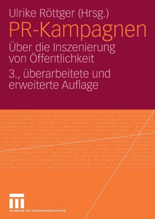 Imagen de portada: PR-Kampagnen 3rd edition 9783531429502